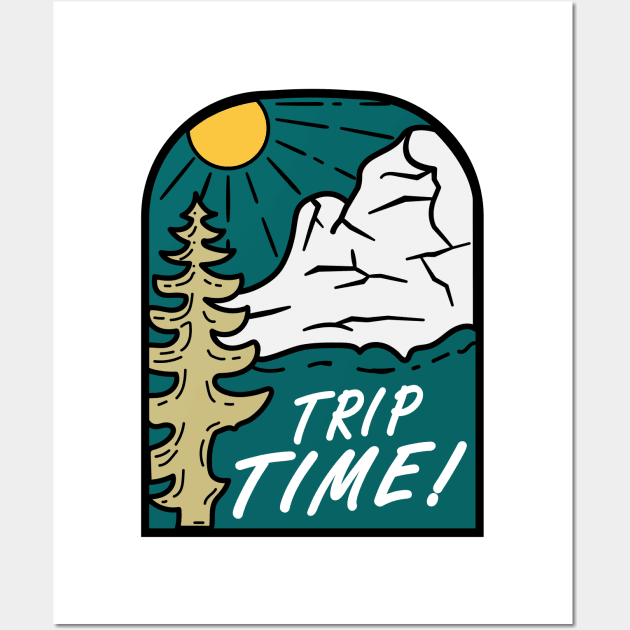 Trip Time ! Wall Art by Srankez-Couron